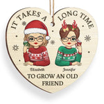 Custom Name Christmas Best Friend Gifts for Women - Personalized Ornament