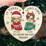 Custom Name Christmas Best Friend Gifts for Women - Personalized Ornament