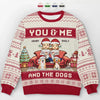 Je suis reconnaissant pour la joie que mon animal apporte à Noël ! Sweat-shirt personnalisé pour chien et chat, moche et personnalisé, pull unisexe en laine, cadeau de Noël pour mari, femme, anniversaire, propriétaires d'animaux, amoureux des animaux.