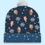 Custom Photo Christmas Gifts for Dad - Personalized Christmas Beanie Hat