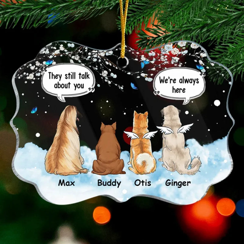 Forever In My Heart - Memorial Personalized Custom Ornament - Acrylic Benelux Shaped - Christmas Gift, Sympathy Gift For Pet Owners, Pet Lovers