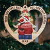 You Make The Season Bright - Couple Personalized Custom Ornament - Wood Custom Shaped - Christmas Gift For Husband Wife, Anniversary