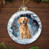 Custom Photo Santa Paws Is Coming To Town - Dog & Cat Personalized Custom Ornament - Acrylic Custom Shaped - Christmas Gift For Pet Owners, Pet Lovers