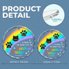 Thanks For Everything I Had A Great Time - Memorial Personalized Custom Circle Glass Ornament - Christmas Gift, Sympathy Gift For Pet Owners, Pet Lovers