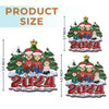 The Holidays Are A Time For Family - Family Personalized Custom Ornament - Wood Custom Shaped - Christmas Gift For Family Members