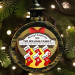Have Yourself A Merry Little Christmas - Family Personalized Custom Candlelight Lantern Ornament - Christmas Gift For Family Members