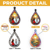 The Years May Pass, But Still, You Stay - Memorial Personalized Window Hanging Suncatcher - Sympathy Gift For Family Members