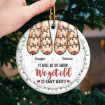 Friendship Is The Only Cement That Will Ever Hold The World Together - Bestie Personalized Custom 3D Inflated Effect Printed Ornament - Ceramic Round Shaped - Christmas Gift For Best Friends, BFF, Sisters