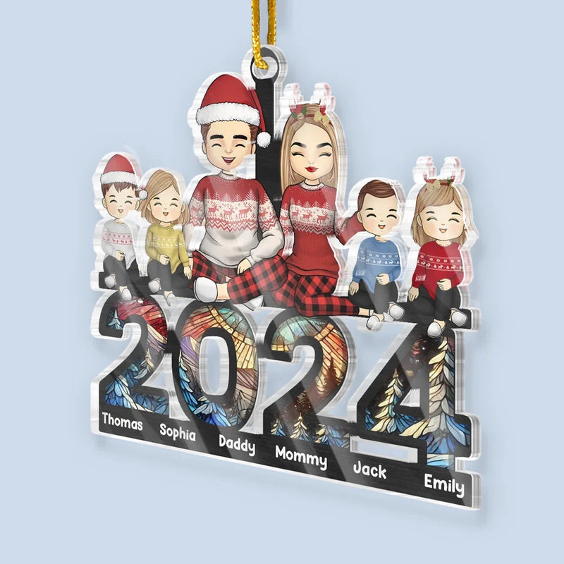 May All Your Christmas Wishes Come True - Family Personalized Custom Ornament - Acrylic Custom Shaped - Christmas Gift For Family Members