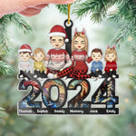 May All Your Christmas Wishes Come True - Family Personalized Custom Ornament - Acrylic Custom Shaped - Christmas Gift For Family Members