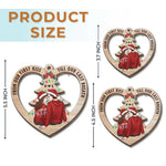 I Already Got The Best Present This Year - Couple Personalized Custom Ornament - Wood Custom Shaped - Christmas Gift For Husband Wife, Anniversary
