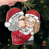 Christmas With My Family Is My Happy Place! - Family Personalized Custom Ornament - Acrylic Custom Shaped - Christmas Gift For Grandma