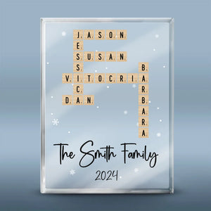 Family Means Nobody Gets Left Behind Or Forgotten - Family Personalized Custom Rectangle Shaped Acrylic Plaque - Gift For Family Members