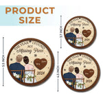 Custom Name Missing Piece Wedding Gifts for Couples - Personalized Ornament