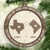 The Greatest Gift Our Parents Gave Us Was Each Other - Family Personalized Custom Ornament - Wood Custom Shaped - Christmas Gift For Family Members, Siblings, Brothers, Sisters