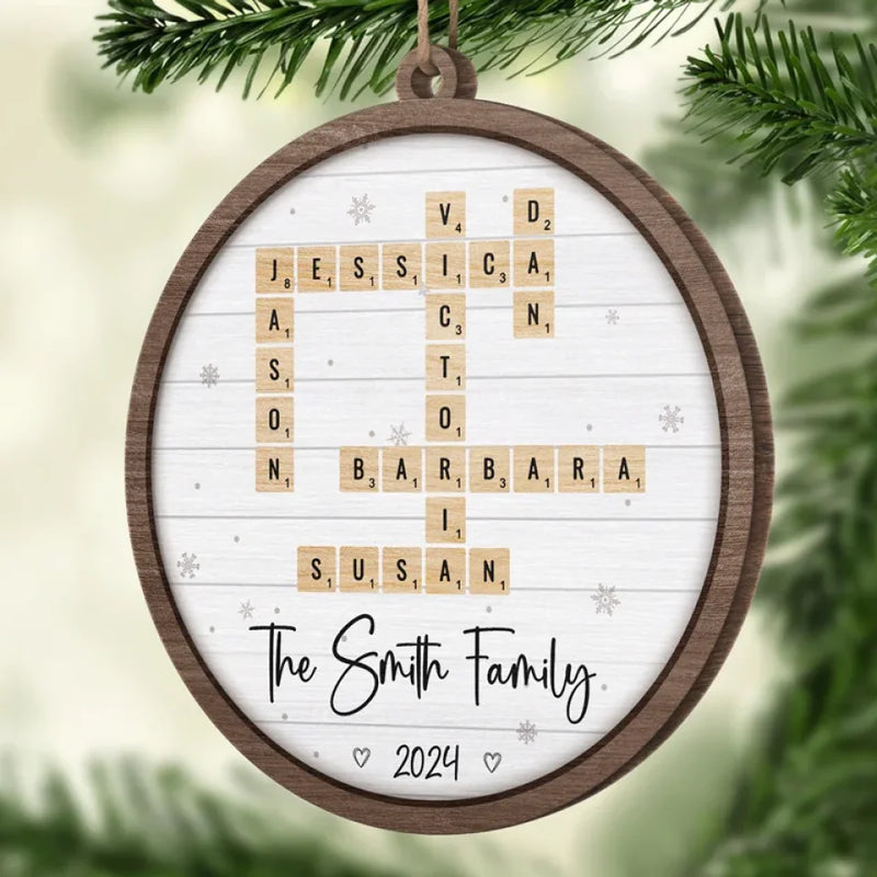 The Memories We Make With Our Family Is Everything - Family Personalized Custom Ornament - Wood Custom Shaped - Christmas Gift For Family Members
