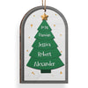 All Christmas Trees Are Perfect - Family Personalized Custom Ornament - Wood Custom Shaped - Christmas Gift For Family Members