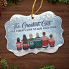 Christmas Is Even More Special When Spent With My Siblings - Family Personalized Custom Ornament - Wood, Acrylic Benelux Shaped - Christmas Gift For Family Members, Siblings, Brothers, Sisters