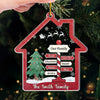 Christmas Is All About Family And Love - Family Personalized Custom Ornament - Acrylic Custom Shaped - Christmas Gift For Family Members