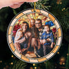 Custom Photo The True Spirit Of Christmas Lies In The Love We Share - Family Personalized Custom Ornament - Acrylic Custom Shaped - Christmas Gift For Family Members