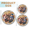 Custom Photo The True Spirit Of Christmas Lies In The Love We Share - Family Personalized Custom Ornament - Acrylic Custom Shaped - Christmas Gift For Family Members