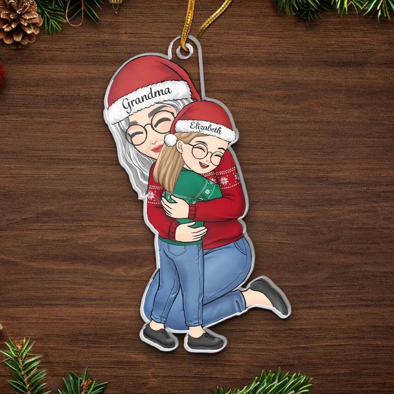 You Are In My Heart Forever, Nana - Family Personalized Custom Ornament - Acrylic Custom Shaped - Christmas Gift For Grandma