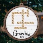 Grandmas Make The Holidays Magical - Family Personalized Custom Ornament - Wood Custom Shaped - Christmas Gift For Grandma