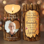 Custom Photo Memorial Tribute - Personalized LED Candle