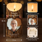 Custom Photo Memorial Tribute - Personalized LED Candle