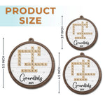 Grandmas Make The Holidays Magical - Family Personalized Custom Ornament - Wood Custom Shaped - Christmas Gift For Grandma