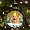 Custom Photo In Loving Memory Of A Loyal Friend - Memorial Personalized Custom Candlelight Lantern Ornament - Sympathy Gift, Christmas Gift For Pet Owners, Pet Lovers