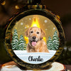 Custom Photo In Loving Memory Of A Loyal Friend - Memorial Personalized Custom Candlelight Lantern Ornament - Sympathy Gift, Christmas Gift For Pet Owners, Pet Lovers
