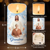 Custom Photo A Life That Touches Others Goes On Forever - Memorial Personalized Custom LED Candle - Sympathy Gift, Christmas Gift For Family Members