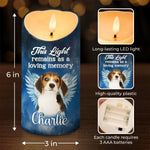 Custom Photo Forever Our Faithful Companion - Memorial Personalized Custom LED Candle - Sympathy Gift, Christmas Gift For Dog Lovers