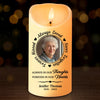 Custom Photo Greatly Loved, Deeply Missed - Memorial Personalized Custom LED Candle - New Arrival, Christmas Gift, Sympathy Gift For Family Members