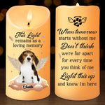 Custom Photo This Light Remains As A Loving Memory - Memorial Personalized Custom LED Candle - New Arrival, Sympathy Gift, Christmas Gift For Pet Owners, Pet Lovers