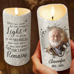 Custom Photo A Heart So Deeply Loved - Memorial Personalized Custom LED Candle - New Arrival, Sympathy Gift, Christmas Gift For Family Members