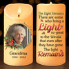 Custom Photo This Light Shines As A Symbol Of Love - Memorial Personalized Custom LED Candle - New Arrival, Sympathy Gift, Christmas Gift For Family Members