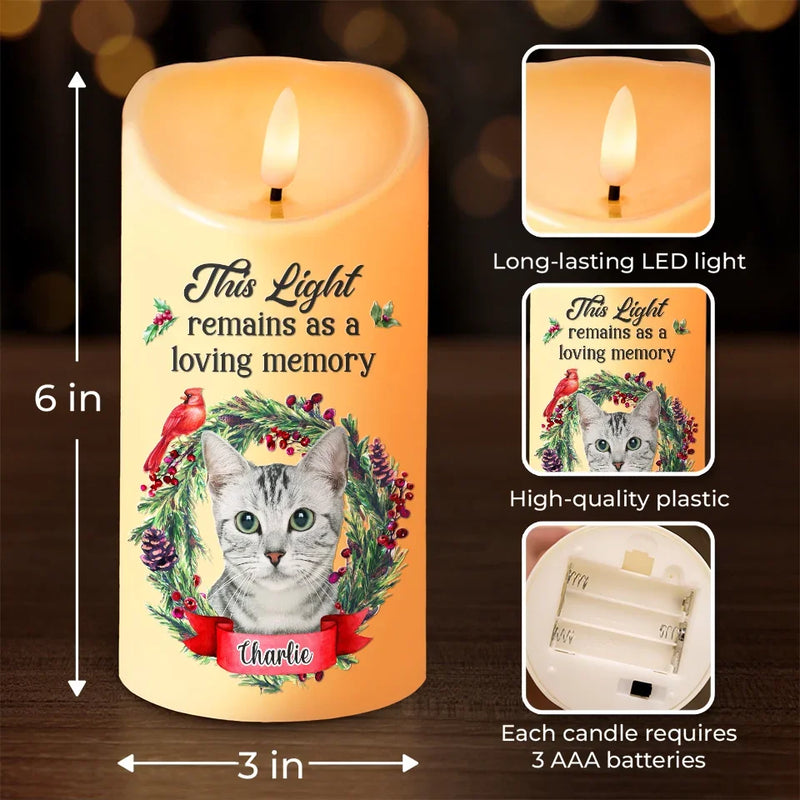 Custom Photo Much Loved Never Forgotten
 - Memorial Personalized Custom LED Candle - Sympathy Gift, Christmas Gift, New Arrival Gift For Pet Owners, Pet Lovers