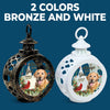 Custom Photo Time Spent With Pets Is Never Wasted - Memorial Personalized Custom Candlelight Lantern Ornament - Sympathy Gift, Christmas Gift For Pet Owners, Pet Lovers
