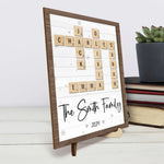 The Warmth Of Family Gatherings - Family Personalized Custom 2-Layered Wooden Plaque With Stand - Christmas Gift For Family Members