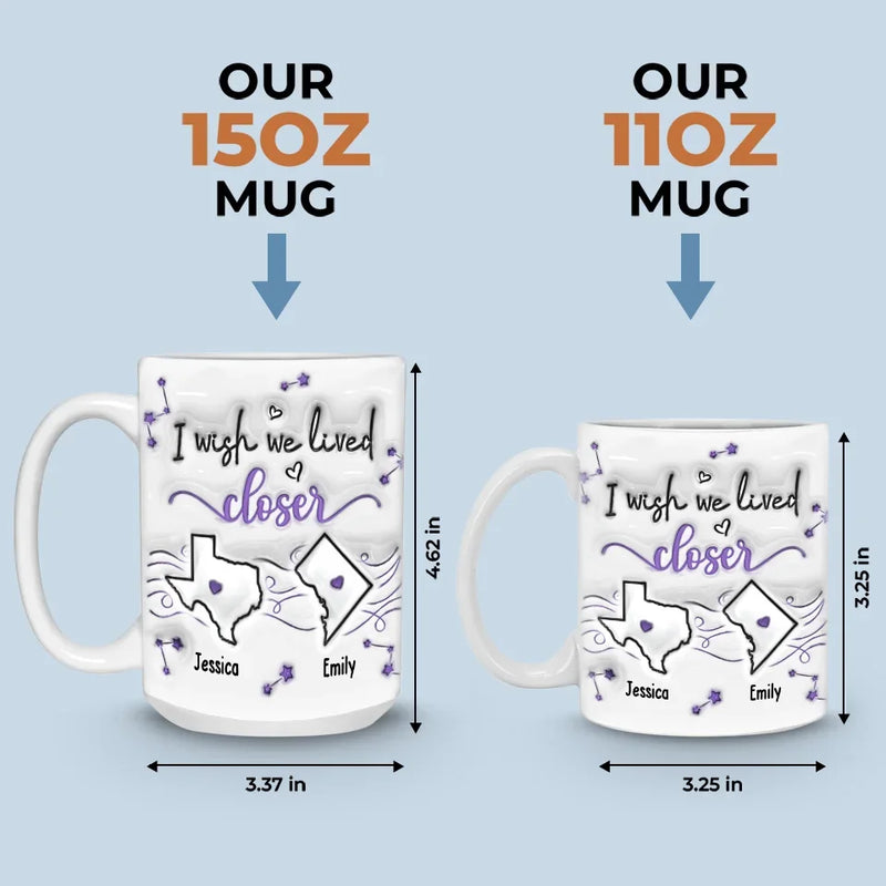 A True Friend Is One Soul In Two Bodies - Bestie Personalized Custom 3D Inflated Effect Printed Mug - Christmas Gift For Best Friends, BFF, Sisters