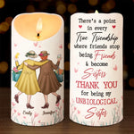 Forever And Always, My Bestie - Bestie Personalized Custom LED Candle - Christmas Gift For Best Friends, Sisters