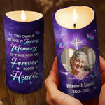 Custom Photo Memorial Gifts for Loved Ones - Personalized LED Candle