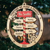 Together We Make A Family - Family Personalized Custom Ornament - Wood Custom Shaped - Christmas Gift For Family Members