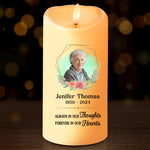 Custom Photo Memorial Remembrance - Personalized LED Candle