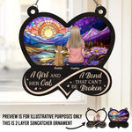 Everyone Is Taught That Angels Have Wings - Memorial Personalized Window Hanging Suncatcher - Sympathy Gift For Pet Owners, Pet Lovers