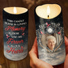 Custom Photo In Loving Memory, Forever Missed - Memorial Personalized Custom LED Candle - Sympathy Gift, Christmas Gift For Family Members