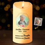 Custom Photo Memorial Remembrance - Personalized LED Candle