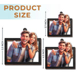 Custom Couple Photo Christmas Gifts - Personalized Ornament
